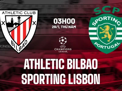 Athletic Bilbao vs Sporting Lisbon: Trận C1 Nghẹt Thở, Đội Nào Sẽ Giành Vé Vào Top 8?