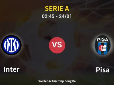Kết Quả: Inter 6-2 Pisa – Highlight & Bàn Thắng | Serie A
