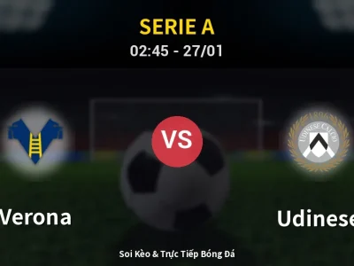 Kết Quả: Verona 1-3 Udinese – Highlight & Bàn Thắng | Serie A