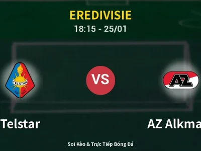 Kết Quả: Telstar 0-1 AZ Alkmaar – Highlight & Bàn Thắng | Eredivisie