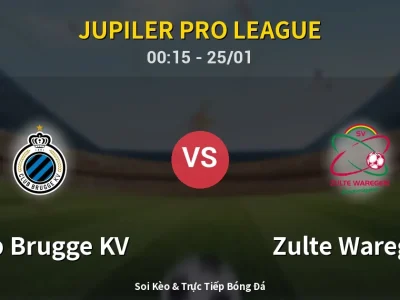 Kết Quả: Club Brugge KV 4-3 Zulte Waregem – Highlight & Bàn Thắng | Jupiler Pro League