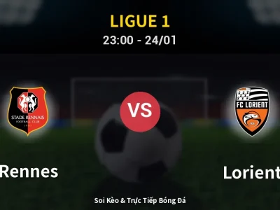 Soi Kèo Rennes vs Lorient – 23:00 24/01 | Nhận Định, Dự Đoán Tỷ Số