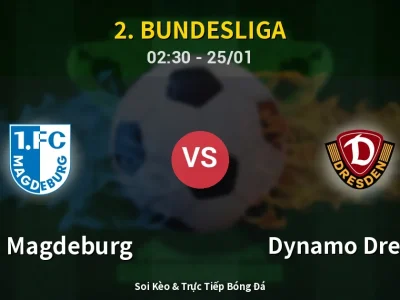Kết Quả: 1. FC Magdeburg 1-2 Dynamo Dresden – Highlight & Bàn Thắng | 2. Bundesliga
