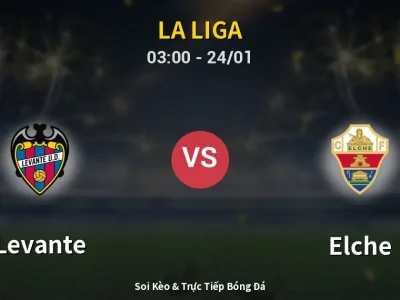 Kết Quả: Levante 3-2 Elche – Highlight & Bàn Thắng | La Liga