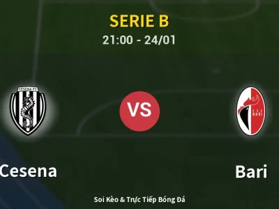 Soi Kèo Cesena vs Bari – 21:00 24/01 | Nhận Định, Dự Đoán Tỷ Số