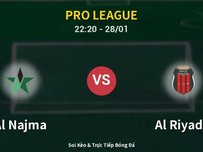Soi Kèo Al Najma vs Al Riyadh – 22:20 28/01 | Nhận Định, Dự Đoán Tỷ Số