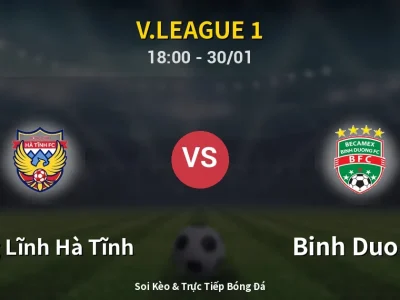 Kết Quả: Hồng Lĩnh Hà Tĩnh 0-0 Binh Duong – Highlight & Bàn Thắng | V.League 1