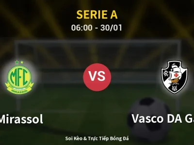 Kết Quả: Mirassol 2-1 Vasco DA Gama – Highlight & Bàn Thắng | Serie A