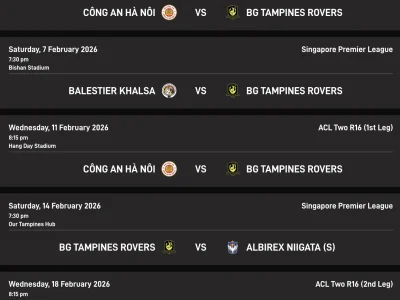 Chưa từng có: Quang Hải, Đình Bắc ‘đại chiến’ Tampines Rovers 3 trận liên tiếp chỉ trong 2 tuần