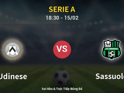 Kết Quả: Udinese 1-2 Sassuolo – Highlight & Bàn Thắng | Serie A