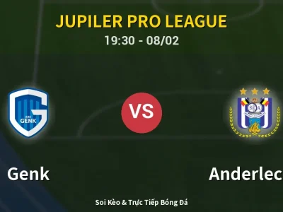 Kết Quả: Genk 2-0 Anderlecht – Highlight & Bàn Thắng | Jupiler Pro League