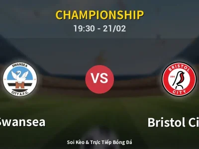 Kết Quả: Swansea 1-0 Bristol City – Highlight & Bàn Thắng | Championship