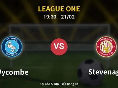 Kết Quả: Wycombe 3-1 Stevenage – Highlight & Bàn Thắng | League One
