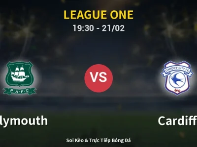 Kết Quả: Plymouth 5-2 Cardiff – Highlight & Bàn Thắng | League One