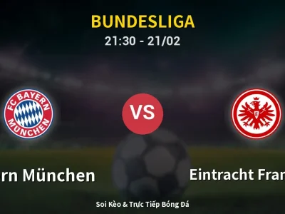 🔴 Trực Tiếp: Bayern München 2-0 Eintracht Frankfurt – Link Xem Bundesliga (Full HD)