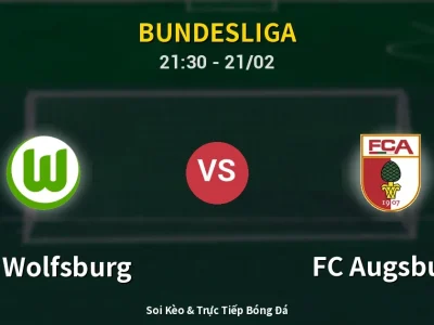 🔴 Trực Tiếp: VfL Wolfsburg 1-0 FC Augsburg – Link Xem Bundesliga (Full HD)