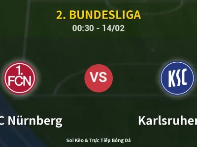 Kết Quả: 1. FC Nürnberg 5-1 Karlsruher SC – Highlight & Bàn Thắng | 2. Bundesliga