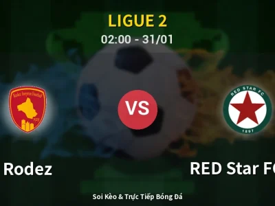 Kết Quả: Rodez 1-1 RED Star FC 93 – Highlight & Bàn Thắng | Ligue 2