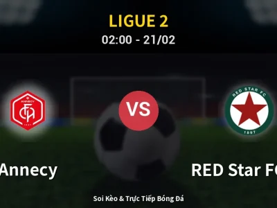 Kết Quả: Annecy 2-1 RED Star FC 93 – Highlight & Bàn Thắng | Ligue 2