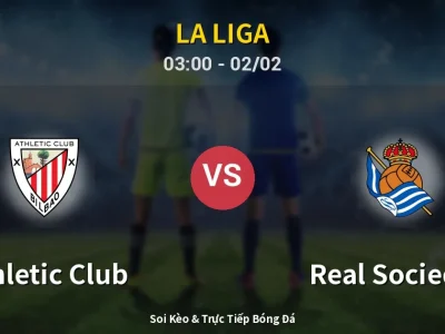 Kết Quả: Athletic Club 1-1 Real Sociedad – Highlight & Bàn Thắng | La Liga