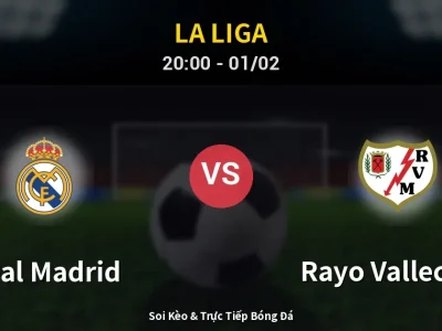 🔴 Trực Tiếp: Real Madrid 1-0 Rayo Vallecano – Link Xem La Liga (Full HD)