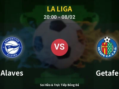 🔴 Trực Tiếp: Alaves 0-2 Getafe – Link Xem La Liga (Full HD)