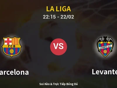 Soi Kèo Barcelona vs Levante – 22:15 22/02 | Nhận Định, Dự Đoán Tỷ Số
