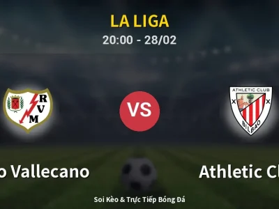 Soi Kèo Rayo Vallecano vs Athletic Club – 20:00 28/02 | Nhận Định, Dự Đoán Tỷ Số