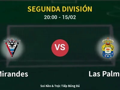 Kết Quả: Mirandes 1-1 Las Palmas – Highlight & Bàn Thắng | Segunda División
