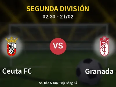 Kết Quả: AD Ceuta FC 2-1 Granada CF – Highlight & Bàn Thắng | Segunda División