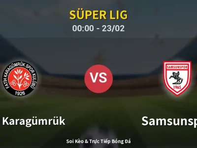 Kết Quả: Fatih Karagümrük 0-0 Samsunspor – Highlight & Bàn Thắng | Süper Lig