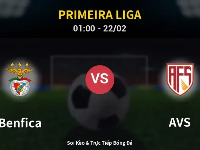 Kết Quả: Benfica 3-0 AVS – Highlight & Bàn Thắng | Primeira Liga