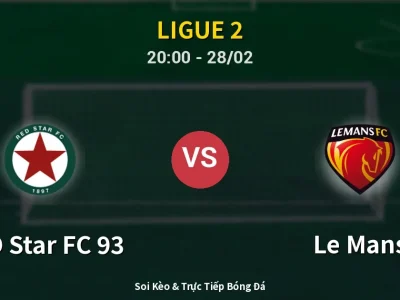 Soi Kèo RED Star FC 93 vs Le Mans – 20:00 28/02 | Nhận Định, Dự Đoán Tỷ Số