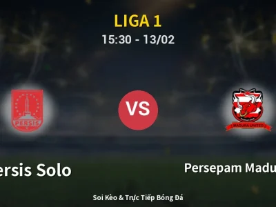 Kết Quả: Persis Solo 2-2 Persepam Madura Utd – Highlight & Bàn Thắng | Liga 1