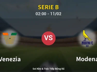 Kết Quả: Venezia 0-2 Modena – Highlight & Bàn Thắng | Serie B