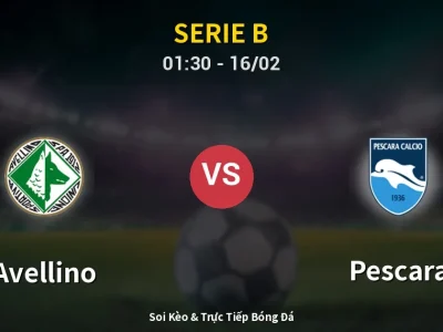 Kết Quả: Avellino 0-1 Pescara – Highlight & Bàn Thắng | Serie B