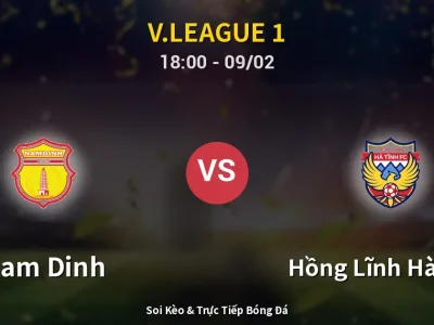Kết Quả: Nam Dinh 1-1 Hồng Lĩnh Hà Tĩnh – Highlight & Bàn Thắng | V.League 1