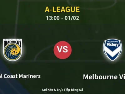 Kết Quả: Central Coast Mariners 1-0 Melbourne Victory – Highlight & Bàn Thắng | A-League
