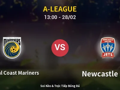 Kết Quả: Central Coast Mariners 0-0 Newcastle Jets – Highlight & Bàn Thắng | A-League