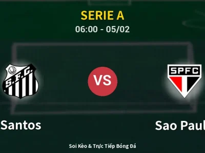 Kết Quả: Santos 1-1 Sao Paulo – Highlight & Bàn Thắng | Serie A
