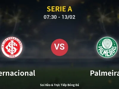 Kết Quả: Internacional 1-3 Palmeiras – Highlight & Bàn Thắng | Serie A
