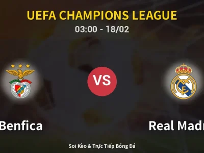 Kết Quả: Benfica 0-1 Real Madrid – Highlight & Bàn Thắng | UEFA Champions League