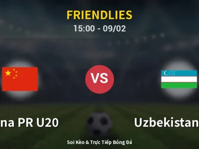 Kết Quả: China PR U20 1-1 Uzbekistan U20 – Highlight & Bàn Thắng | Friendlies