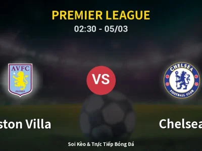 Kết Quả: Aston Villa 1-4 Chelsea – Highlight & Bàn Thắng | Premier League