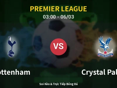 Kết Quả: Tottenham 1-3 Crystal Palace – Highlight & Bàn Thắng | Premier League