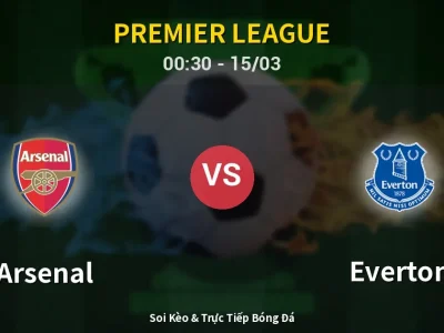 Kết Quả: Arsenal 2-0 Everton – Highlight & Bàn Thắng | Premier League