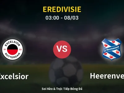 Kết Quả: Excelsior 1-2 Heerenveen – Highlight & Bàn Thắng | Eredivisie