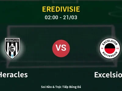 Soi Kèo Heracles vs Excelsior – 02:00 21/03 | Nhận Định, Dự Đoán Tỷ Số