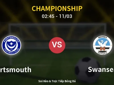 Kết Quả: Portsmouth 1-2 Swansea – Highlight & Bàn Thắng | Championship
