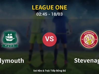 Soi Kèo Plymouth vs Stevenage – 02:45 18/03 | Nhận Định, Dự Đoán Tỷ Số